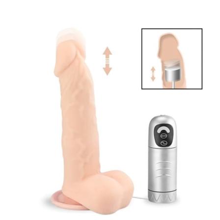 Realistic Pulsating Dildo Sugkopp 18 cm - Feeling Collection