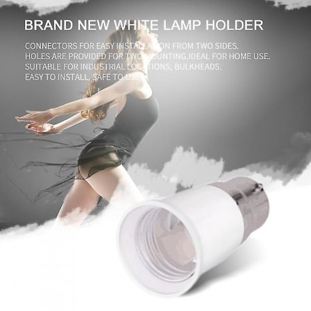 B22 Till E27 Sockel Glödlampa Lamphållare Adapterkontakt Förlängare Lamphållare