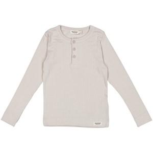Kids - MarMar Copenhagen Ribbed T-shirt Llama 80 cm - Tops - 80 cm - Grey - Mädchen