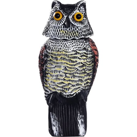 1x Pöllö Puutarha Muovi Pöllö Koriste Pöllö Patsaat Ulkopöllö