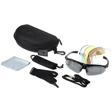 Skyddsglasögon, utomhus CS-glasögon, motorcykel tjocka ridglasögon, 4 glaslinser