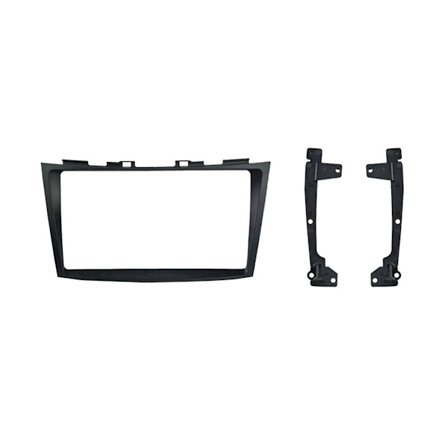2 Din 9 tum Bilstereo Bilspegel Dvd Gps Plast Fascia Panel Ram För Swift 2010-2017 Instrumentbräda Montering