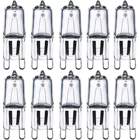 G9 Halogenpærer 28w (29w) 230v 2800k Varmt Hvidt Dæmpbar, G9 Kapselpærer Til Lysekroner, Vægsconces, Bordlamper, Pakke Med 10 [FW]