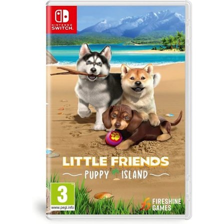Videospel - Nintendo - Little Friends: Puppy Island - Simulation - 1 Spelare - Fransk Import