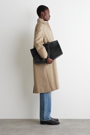 COS Women's Stivaletti Chelsea In Pelle in Nero