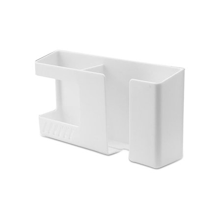 Telefon Oppbevaringsboks Dobbel Rutenett Veggmontert Mobil Organizer Plast