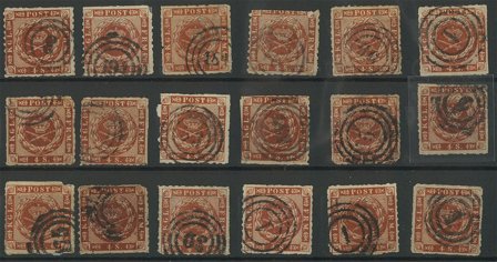 Danmark - Planche med AFA 9