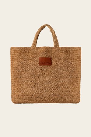 Malina - Elsya strohtasche - One Size - Tan