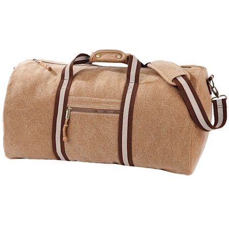 Quadra Vintage Canvas Holdall Duffelväska - 45 Liter (2-pack)