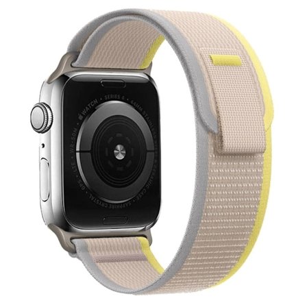 Apple Watch Series 8 (45mm) / Watch Ultra nylonkellohihna - Beige