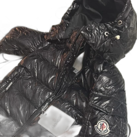 Svart pufferjacka från Moncler barn 1-3 år