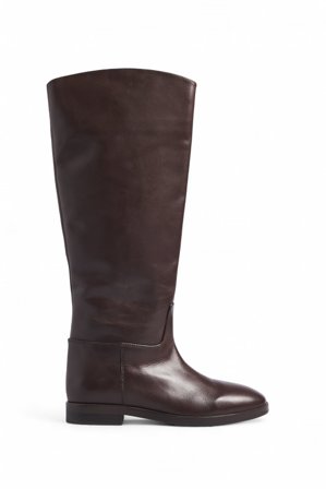 Premium Selection Bottes d'équitation en cuir à tige droite - Bottes & Bottines - Marron - EU 37