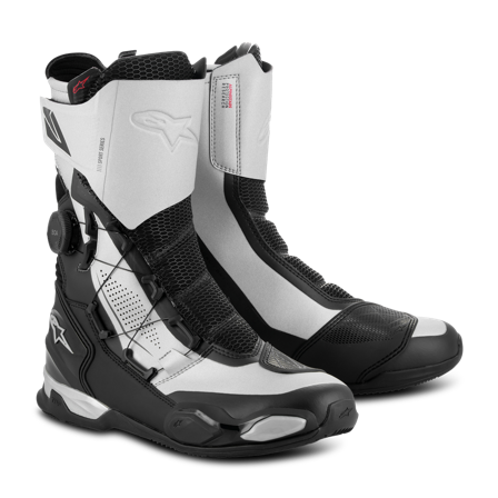 Motorradstiefel Alpinestars Sp-X Boa Schwarz/Silber 45