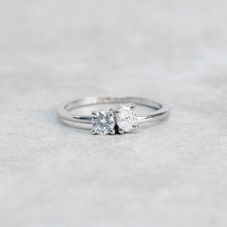 Förlovningsring Sandvita, 18K vitguld - Förlovning- och vigselringar