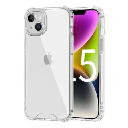 iPhone 15 Stöttåligt Mobilskal - Transparent
