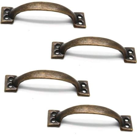 Vedin, vintage-tyylinen, liukuoven kahva, pronssin sävyinen (Pac