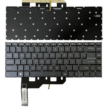 Us Version Bakgrundsbelysning Laptop Tangentbord För Msi Ge66 Raider DXGHC