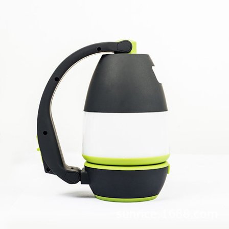 Batteridriven bordslampa med strålkastare, tre-i-ett-camping