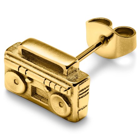 Jaygee | Guldfarvet Radio Ørestik til mænd - Ørestikker