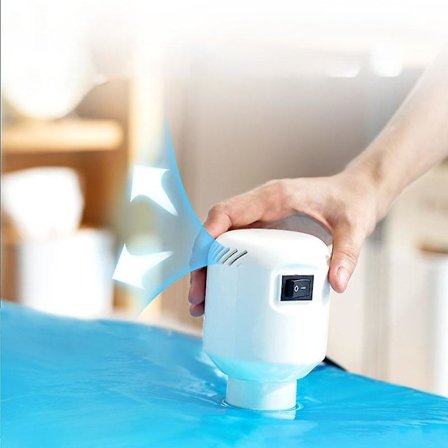 Vakuumpump för hemmet, elektrisk pump, reseklädförvaringsväska