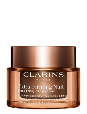 Clarins Extra-Firming Nuit Wrinkle-Smoothing, Revitalizing Night Cream All Skin Types - Nude - 50 ML