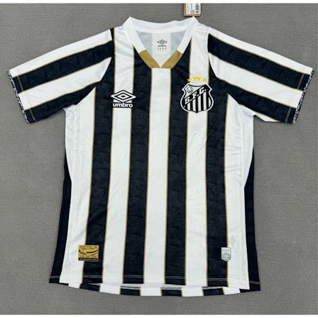 2024 2025 Santos FC Hjemmetræningsuniform Fodbold T-shirt S-2XL