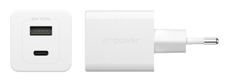 PanzerGlass EMPOWER TURBO 35W C USB-C + USB-A WHITE CHAR