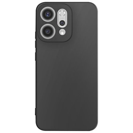 Silikone Cover til Oppo Reno 14 Soft-Touch Sort