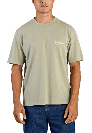 Lindbergh Brand carrier oversize tee Skjortor Herr Grön XL