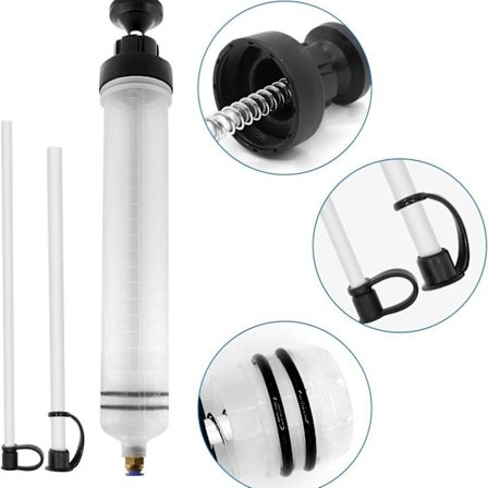 500 ml olie sugesprøjte, bremsevæske sprøjte, væskeudtrækker og påfyldningspumpe, bilbrændstof, bremsevæske, kølevæske, manuel overførselspumpe