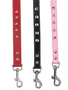 East Side Collection - Studded Kobbel Rød - Tekstilkobbel, Rullekobbel, Kjørestrikk, Lærkobbel & Øvrige hundekobbel på Doggie.no