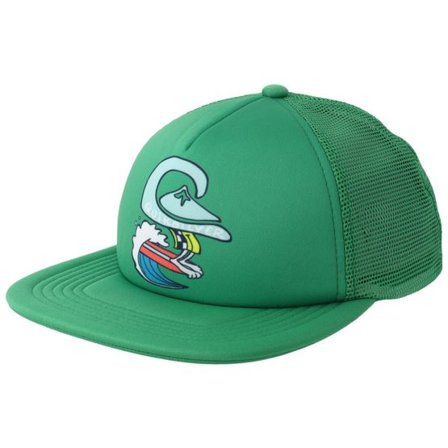 Quiksilver - Grön snapback Keps - Kids Classic Foam 2 Leprechaun Trucker @ Hatstore