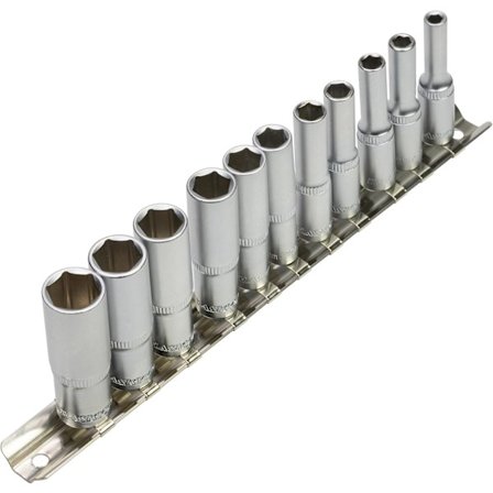 Pitkä hylsyavainsarja 1/4" 4-13 mm kuusikulmainen 6-kulmainen hylsysarja,