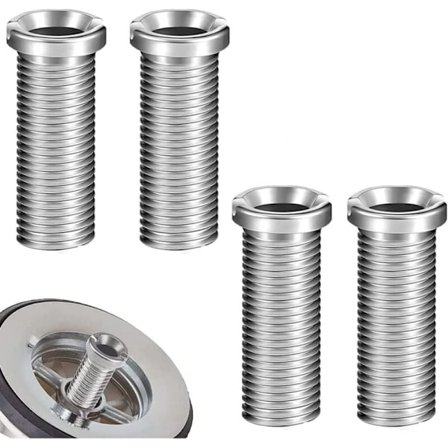 4 stk. vaskekurvskruer 35 mm rustfritt stål hule skruer avløpsplugg skruerESkrukurv, skruer, festetilbehør