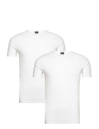 Tshirtrn 2P Modern Tops T-Kortærmet Skjorte White BOSS