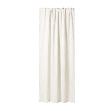 Åhléns Home Gardin i linnemix LOUISE 140x300 cm Gardiner Vit ONESIZE