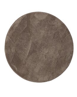 Tuftad matta La Serena Rund ø 80 cm Taupe - Linea