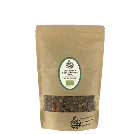 Powerfruits Økologiske Hasselnøtter 500 g