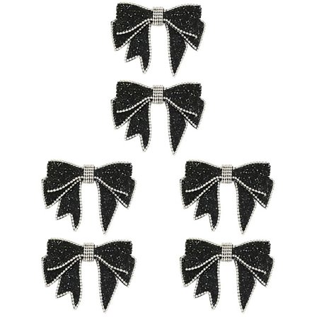 3 Par Strass Rosett Sko Ornament Barn Sko Tillbehör Sko Dekoration