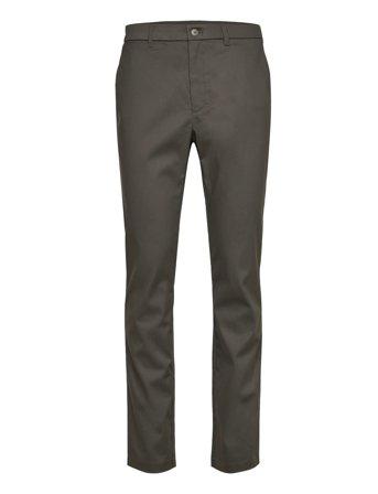 Slim Sateen Chino Trouser Brown Calvin Klein