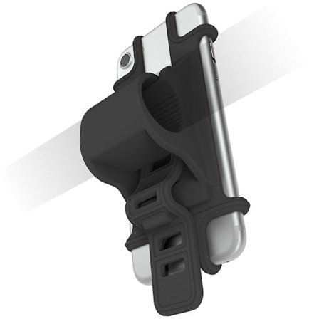 Puhelinteline pyörään/lastenvaunuun/golfkärryyn Musta