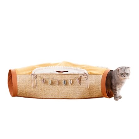 Kattunnelbädd - 2 i 1 inomhus hopfällbar katt lektunnel T