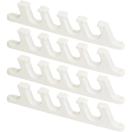 Justerbara schäslongfästen 4-pack, 5-läges reservdelar för utomhusstolar