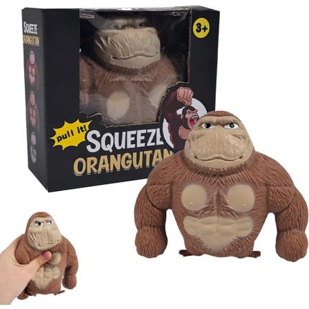 Stressavlastende gorilla-leker, stressavlastende anti-stress gorilla-dyrleker for barn og voksne, perfekt for festfavoritter, bursdagsgaver