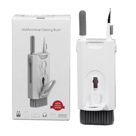 8 i 1 Multifunksjonelt Elektronisk Rensesett for Bærbare Datamaskiner Skjermer Tastaturer og Ørepropper