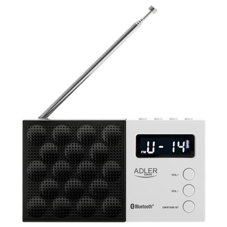 Adler FM-radio med PLL, Bluetooth och USB/SD-uppspelning