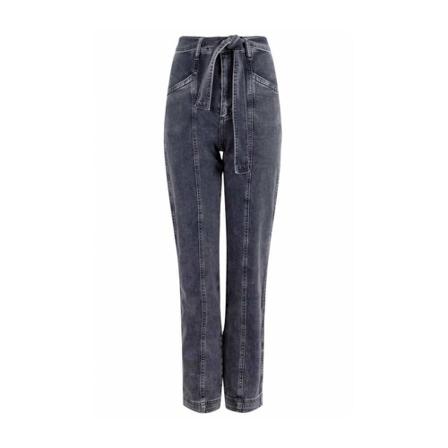 Anna Van Toor Pantalon , Grijs , Dames , Maat: M