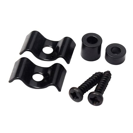 Gitarr Stränghållare Strängträd Rulle med Skruvar Metall Rulle Strängträd Hållare Guider Rulle Gitarr Tillbehör