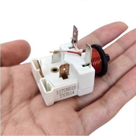 Kylskåpsfrys Danfoss Kompressor SC15 21 SC18G Tung Hammer Startmotor 117U6019