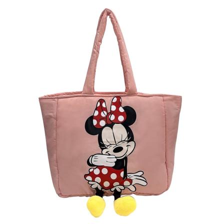 Disney Anime Minnie Plyschväska Förvaringsväska Axelväska pink